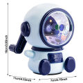 SF 3 Gear Adjustable Spaceman Pencil Sharpener Cute Cartoon Hand Crank Table Sharpeners Machine Stationery. 