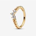 JZ18 with Logo Sparkling Heart Rings Angel Wings Decorated Stars Princess Pattern Stripes Angel Rings. 