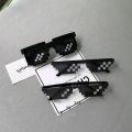 INS Black Thug Life Glasses Beach Glasses Thuglife 8bit Men New Mosaic Glasses Two-dimensional Sunglasses. 
