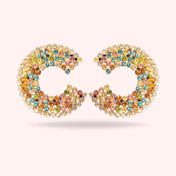 Rainbow%20Pearlescent%20Round%20Hoop%20Earrings-%20Earrings%20for%20Girls%20Stylish%20-%20Image%203