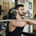 3ft Barbell for Weight Lifting, Barbell with Non-Slip Handle and Two Collars, Solid Iron Straight Bar. 