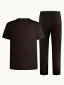 Men's Clothing Summer Breathable T-Shirt and Black Trouser Gym wear and comfortable - Summer Tracksuits For Men - Summer Tracksuit for Men - Summer Track Suits For Men - Track Suits for Boys -Track Suit for boys -. 