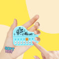 Portable Musical Instrument Toy Piano Keychain Mini Electronic Keyboard Keychain. 