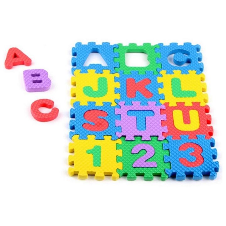 Planet T: EVA PUZZLE MAT (ALPHABETS & NUMBERS) (M) (36 PCS)