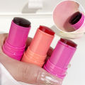 Waterproof Jelly Blush Stick Multi-function Cheek Lip Tint Makeup Moisturizing Lasting Red Pink Blusher Cosmetics. 