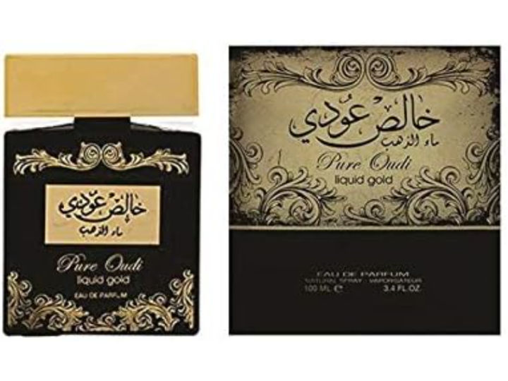 Lattafa Pure Oudi Liquid Gold For Women And Men- Eau de Parfum, 100ml