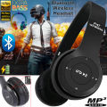 P47 Wireless Bluetooth Headphones – Premium Foldable On-Ear Headset with HD Sound & Built-in Mic – Universal Compatibility for Smartphones, Laptops & PCs. 