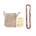 14-50cm Natural Baltic Amber Teething Necklace for Baby Raw Amber Handmade Original Irregular Amber Beads Certified Jewelry. 