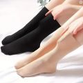 Pack Of 3 & 6 Pairs Transparent Short Nylon Summer Socks For Women. 