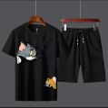 Tom and Jerry printed tshirt+trouser tracksuit for men&boys. 