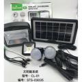 Multifunctional LED lantern Power Bank 6000mAh and Solar Panel CL-01 with 3 light bulbs 4W. 