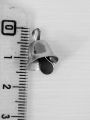 30Pcs Tiny Silver Bell Charms for Craft, Jewelry Making, Dress Designing, Home Decor – 15mm Miniature Bell with Loop. 