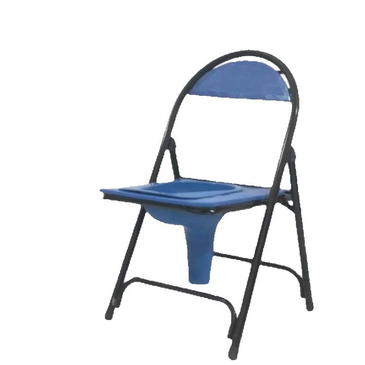 IRON FOLDING COMMODE CHAIR EUNOIA