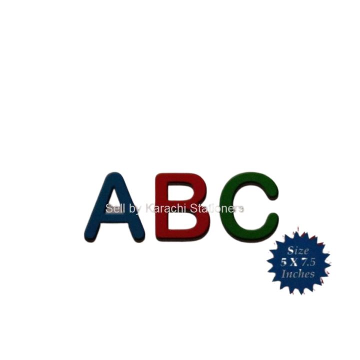 ABC Flash Cards size 5x7.5 inch each card x 24 cards pkts