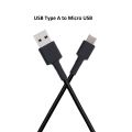 100% Original Xiaomi Mi Micro USB Braided Cable 100cm Black , Mi Micro USB Braided Cable (1m) Black ,  Mi Micro USB Braided Data Cable (100cm) Black Color. 