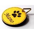 Round Shape Pet ID Tag Ideal For Dogs & Cats - Custom Name Tag. 