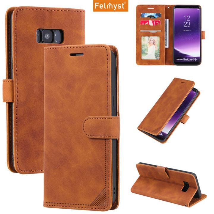 DuBaiNi Business Magnetic Leather Case For Samsung Galaxy S8 Plus Stand Flip Wallet Case Mobile Phone Protect Casing Men Girl Stand Shockproof Back Cover Cases For Girl For Men