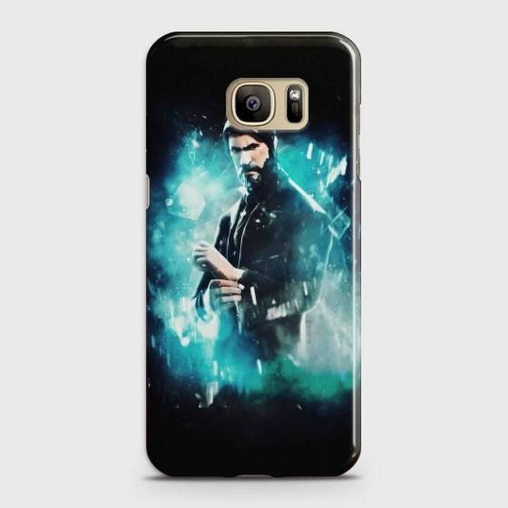 Samsung S7 Edge Cover - SkinLee HQ Hard Case - Fortnite John Wick - SKINLEE-504-1-28-75