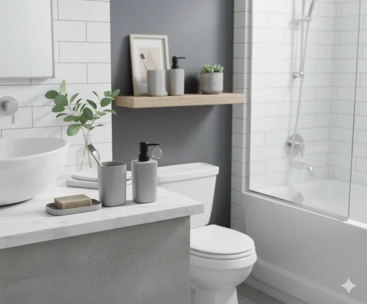 IKEA%20STORAVAN%20Polypropylene%20Plastic%203-piece%20Bathroom%20Sets%20(Soap%20Dispenser,%20Toothbrush%20Holder%20&%20Soap%20Dish)%20(Grey)%20-%20Image%203
