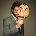 Money Heist Theme Mask. 
