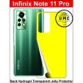 Infinix Note 11 Pro Back Jelly Protector - Clear. 