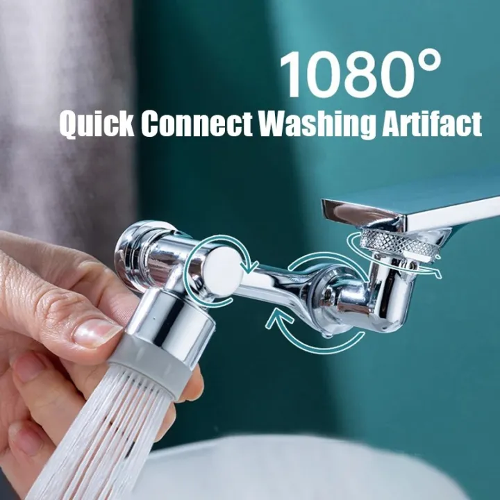 Rotating%20Faucet%20Extender%20Aerator%201080%C2%B0+360%C2%B0%20Universal%20Large%20Angle%20Robotic%20Arm%20Water%20Nozzle%20-%20Image%202