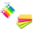 Special Deal for Students: Arrow Flag Sticky Notes with 3x3 Inch Sticky Notes| Best for Organizing and Quick Note-Taking. 