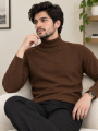 Winter High Neck for Men & Boys – Soft Warm Full Sleeve Turtleneck Shirt, Comfortable Casual Winter Wear for Daily Use. 
