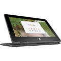 HP Chromebook x360 11-inch Laptop with 360-degree hinge, Intel Celeron N3350 Processor, 4 GB RAM, 32 GB eMMC storage, Chrome OS (11Refurbished. 