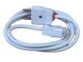 Flexible Extension Cable with 2-Pin Female Male Electric Plug and Socket HQ 40/76 Two Core Round Wire Cord for Multipurpose uses Extension Wire Extension Lead Extension Board. 