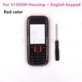 2024 For Nokia 5130 XpressMusic 5130XM New Full Complete Mobile Phone Housing Cover Case + English Russian Keypad + Tool Revien Meiuazo. 