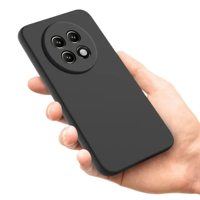 Realme 13 Plus Cover Soft Design, Shockproof Soft Silicone Case with Drop Resistance Black TPU Back Cover Case with Camera Protection Bumper Camera Protective Mobile Back Cover For Realme 13+ 5G