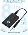 Bluetooth 5.0 Tranśmitter Receiver, 2 in 1 Wireless Audio Bluetooth Adapter, 2 Devices Simultáneously for TV/Home Sound System/Car, Portable Noise Reduction Low Laténcy Bluetooth Transmitter TT-BA07 (1). 