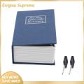 Enigma- Eco-friendly Secret Box Portable Lightweight Safe Box with Lock for Secure Money Jewelry Cash Storage Ideal for Home Office Use Hidden Book Safe. 
