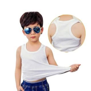 Kids Sleeveless Vest Baniyan Pure Cotton - High Recommended - High-Quality Product - Attractive Fabric Material