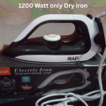 Steam Iron RAF Iron and Dry Iron - Spray and Steam with Ceramic Sole plate 1200 to 2600 watt dry and steam. 