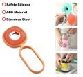 Techmanistan 3-in-1 Multifunctional Plastic & Silicone Material Bottle Opener For Jar/Plastic Bottle/Soda Water Bottle - Random Color. 