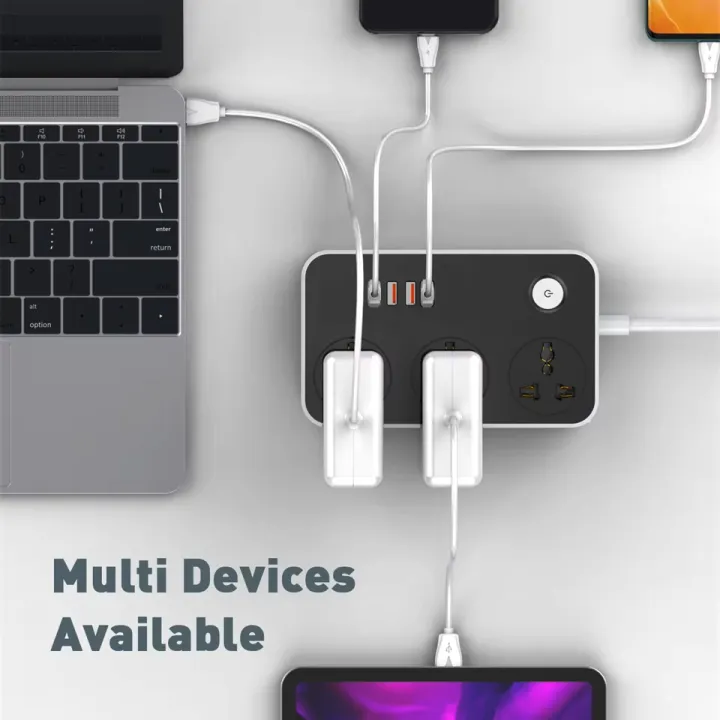 Energy%20-%20ENRG%20Smart%20Universal%20Extension%20Board%203%20Power%20Socket%20+%20Usb%20Ports%20Plug%20For%20Electronics%20Mobile%20Charging%20With%201.8%20Meter%20Heavy%20Duty%20Copper%20Wire%20White%20-%20Image%206