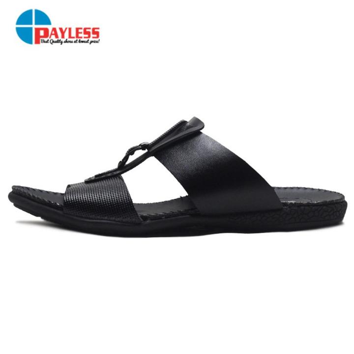 men slippers  high quality slippers payless color black Article w904