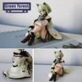Green forest Action Figure Collectible Game Anime Girl Action Figure Toy. 