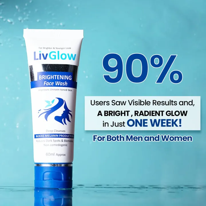 LIVGLOW%20Brightening%20Face%20Wash%20-%2060ml%20-%20Unisex%20(Men%20&%20Women)%20For%20Brighter%20and%20Younger%20Look,%20Best%20&%20Original%20Face%20Wash%20-%20Image%203
