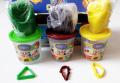 KIDCO Play Dough Pack of 3 Bottles With 3 Shapes. 