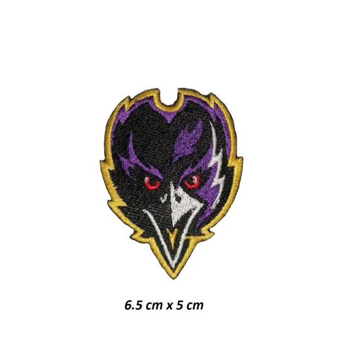 Baltimore Ravens American football team badge Iron on Embroidered Patch #1766
