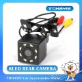 TOHAYIE Car Rear View Camera Universal 8 LED Night Vision Backup Parking Reverse Camera Waterproof 170 Wide Angle HD Color Image (without Cable). 
