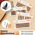 Three Rows Of Travel Set Of False Eyelashes Beginner'S Trial Set Of Eyelashes Natural Mom Raw Feeling Single Cluster Simulation Eyelashes. 