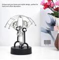 Showpiece, Home Decoration Piece, Home Decor Figures, AUGEN Toys Newton's Cradle Steel Balance Ball, (Collision Balls/Pendulum Balls) Physics/Science Fun Toy Desk Home. 
