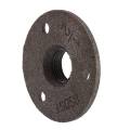 1/2 inch Black Cast Iron Pipe Fittings Floor Flange BSP Threaded. 