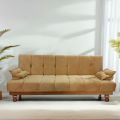 Sofa Combed Camel Valvet 3 Seater Stylish  Design Colour Can be Customised {{ Special offer }}. 