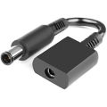 Dongle Tip Converter Adapter for HP_ and Del DC Cable 4.5MM to 7.4MM 734734-001 7347630001 HP dv4 dv5 dv6 dv7 zbook 15 17 G1 G2 EliteBook 850 750 820 720 G1 G2 Del Latitude e6430 e7270 e7470 (1PACK). 
