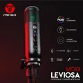 FANTECH MCX01 LEVIOSA Professional Condenser Microphone With RGB Illumination And Cardioid Polar Pattern USB XLR Cable With Table Stand. 